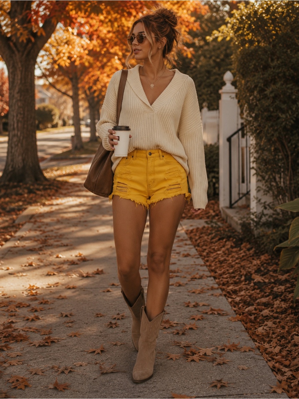 Vintage Levi's 501 Rare Yellow Distressed Cut Off Denim Shorts Women's W31